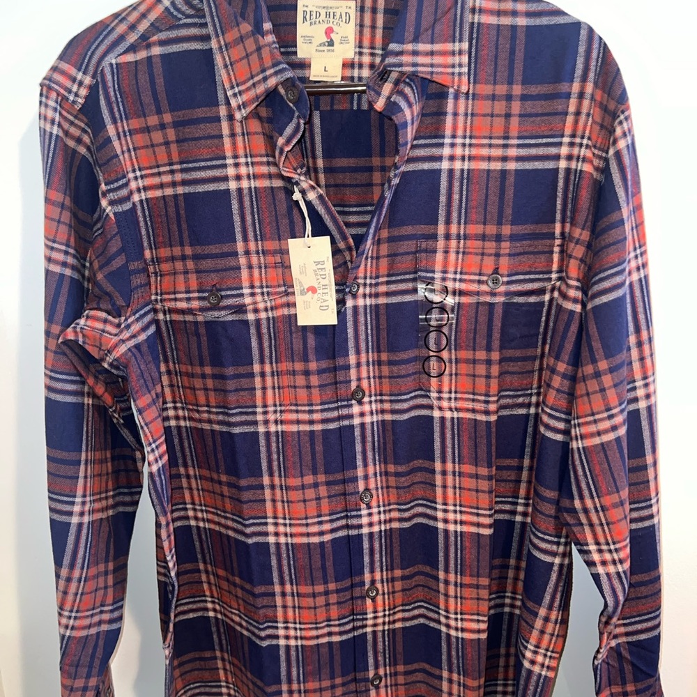 NWT Red Head Men’s Flannel